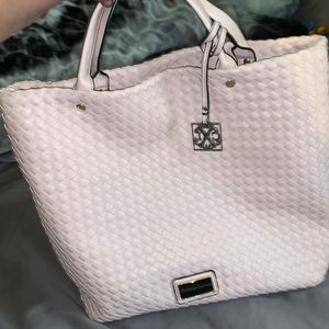 Christian Lacroix woven faux leather Tote bag NWT